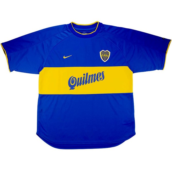Tailandia Camiseta Boca Juniors Primera equipo Retro 2000 2001 Azul